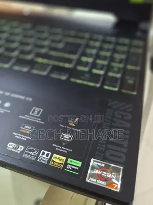 New Laptop Asus TUF Gaming A15 16GB AMD Ryzen 7 SSD 512GB