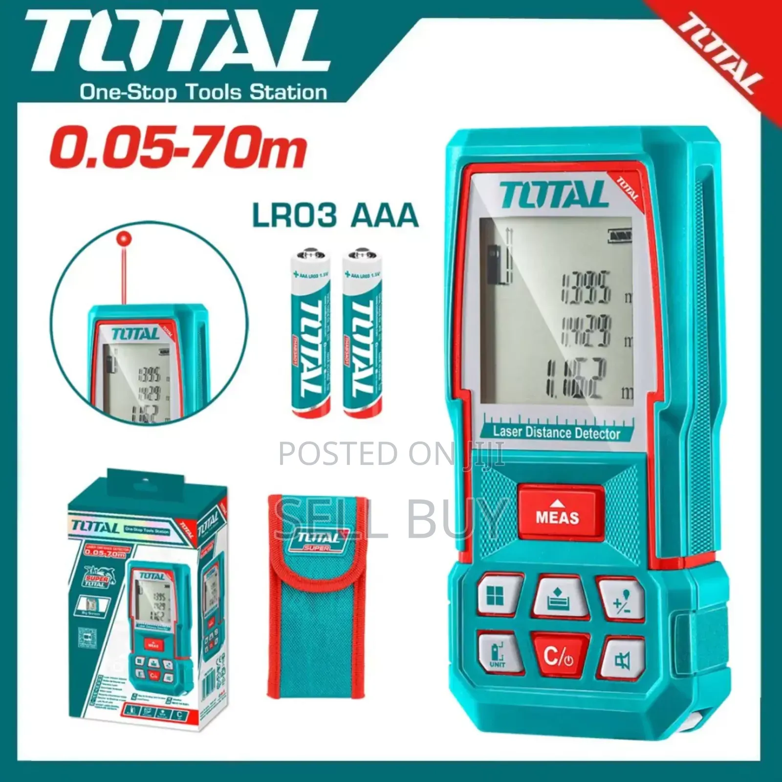 Total Lazer Distance Detector