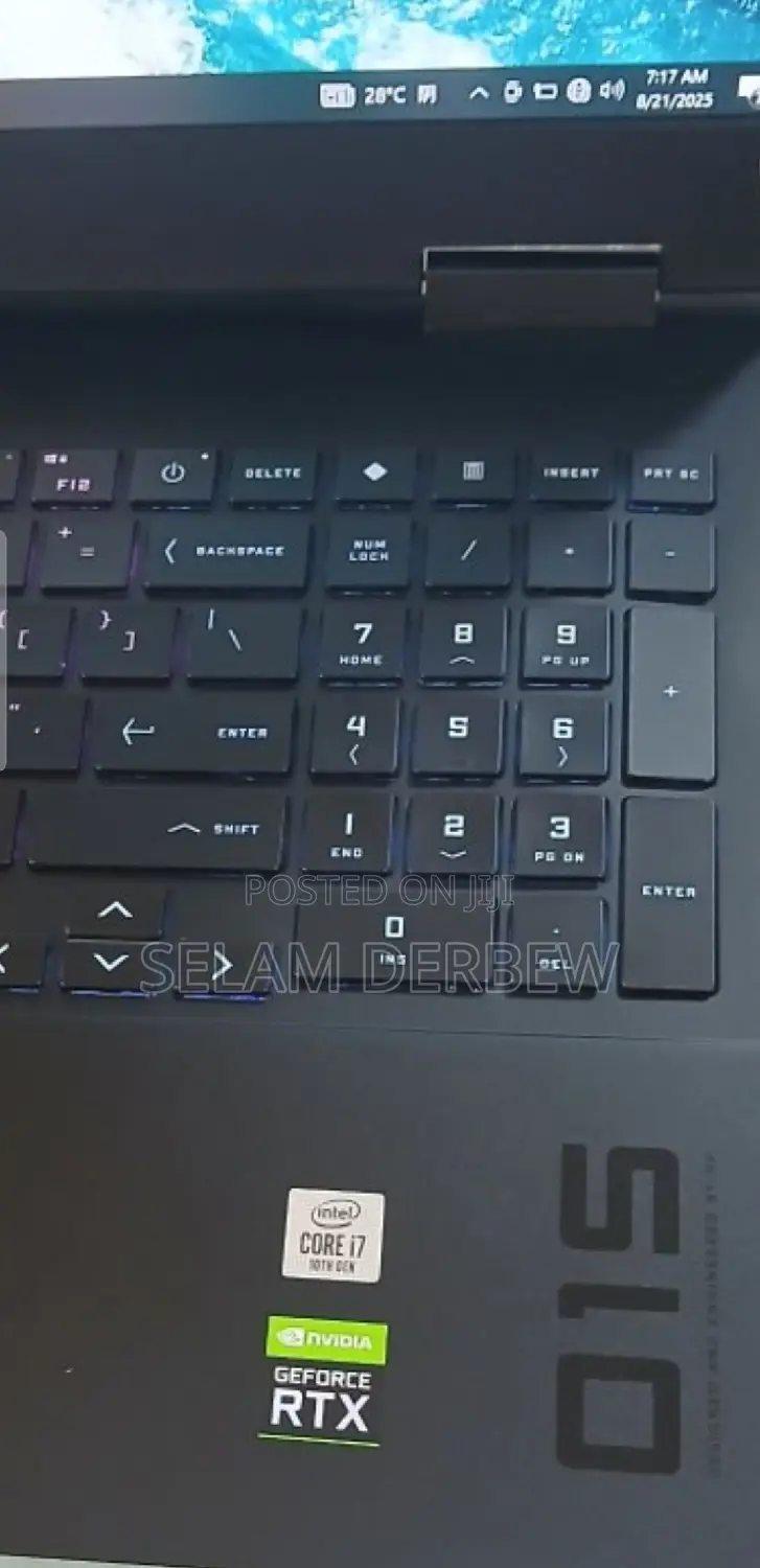 New Laptop HP Omen 15 16GB Intel Core I7 SSD 1T