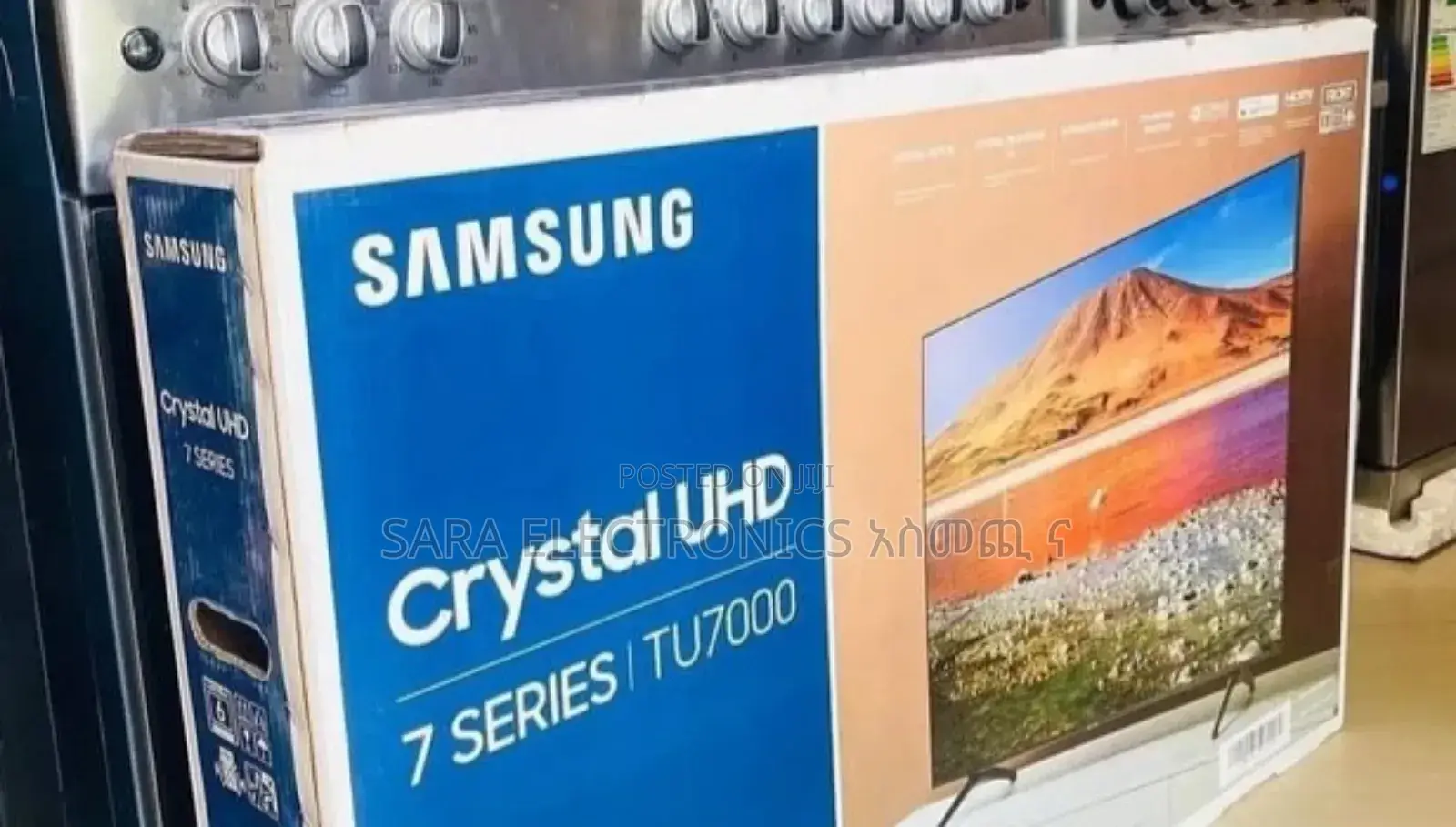 ✅Samsung 43" Crystal Uhd 7 Series Smart Tv ከ ነፃ ትራንስፖርት ጋር ✅
