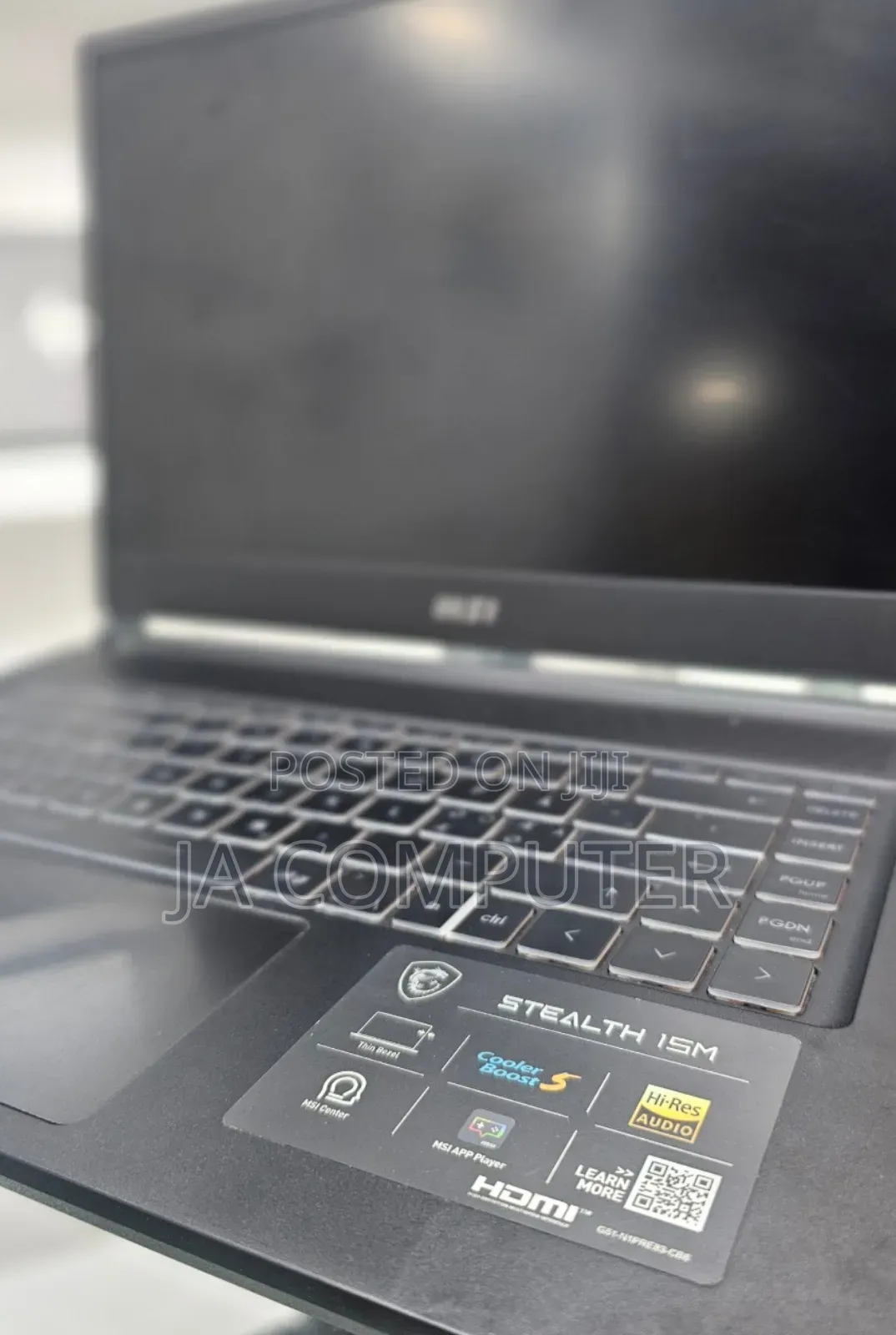 New Laptop MSI GS66 Stealth 10SGS 16GB Intel Core I7 SSD 1T