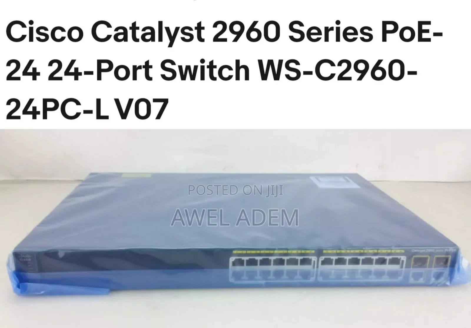 Cisco Catalyst 2960 Series Ws-C2960-24pc-Port Poe Switch