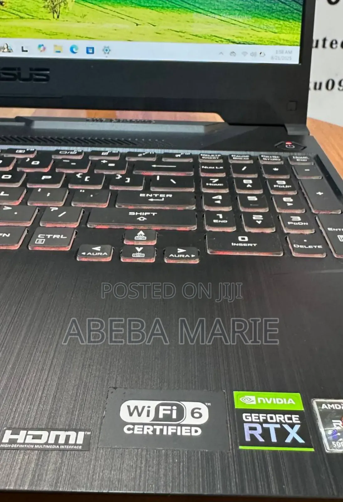 New Laptop Asus TUF Gaming A15 16GB AMD Ryzen 7 SSD 1T
