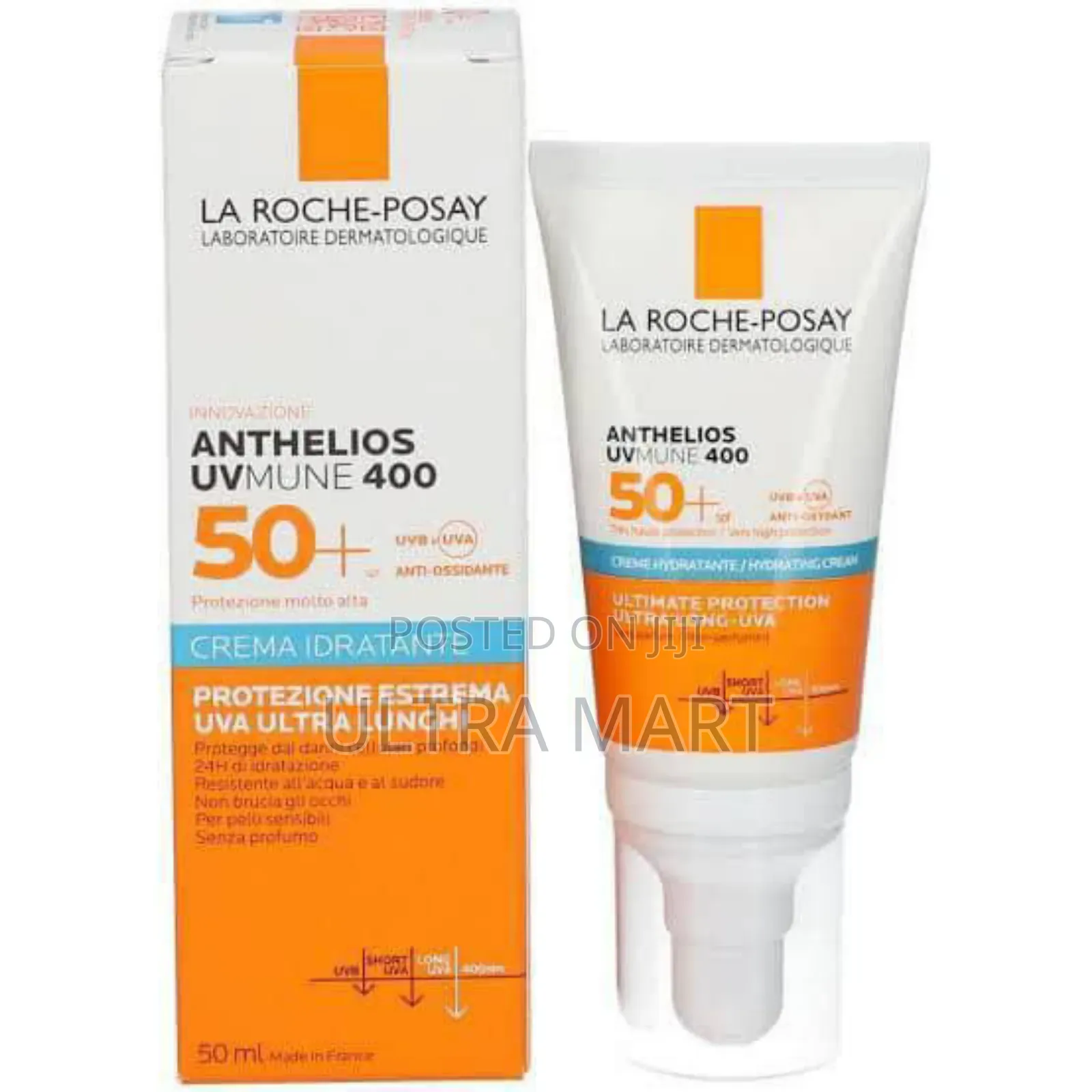 La Roche-Posay Anthelios Uvmune 400 SPF 50+ Hydrating Cream
