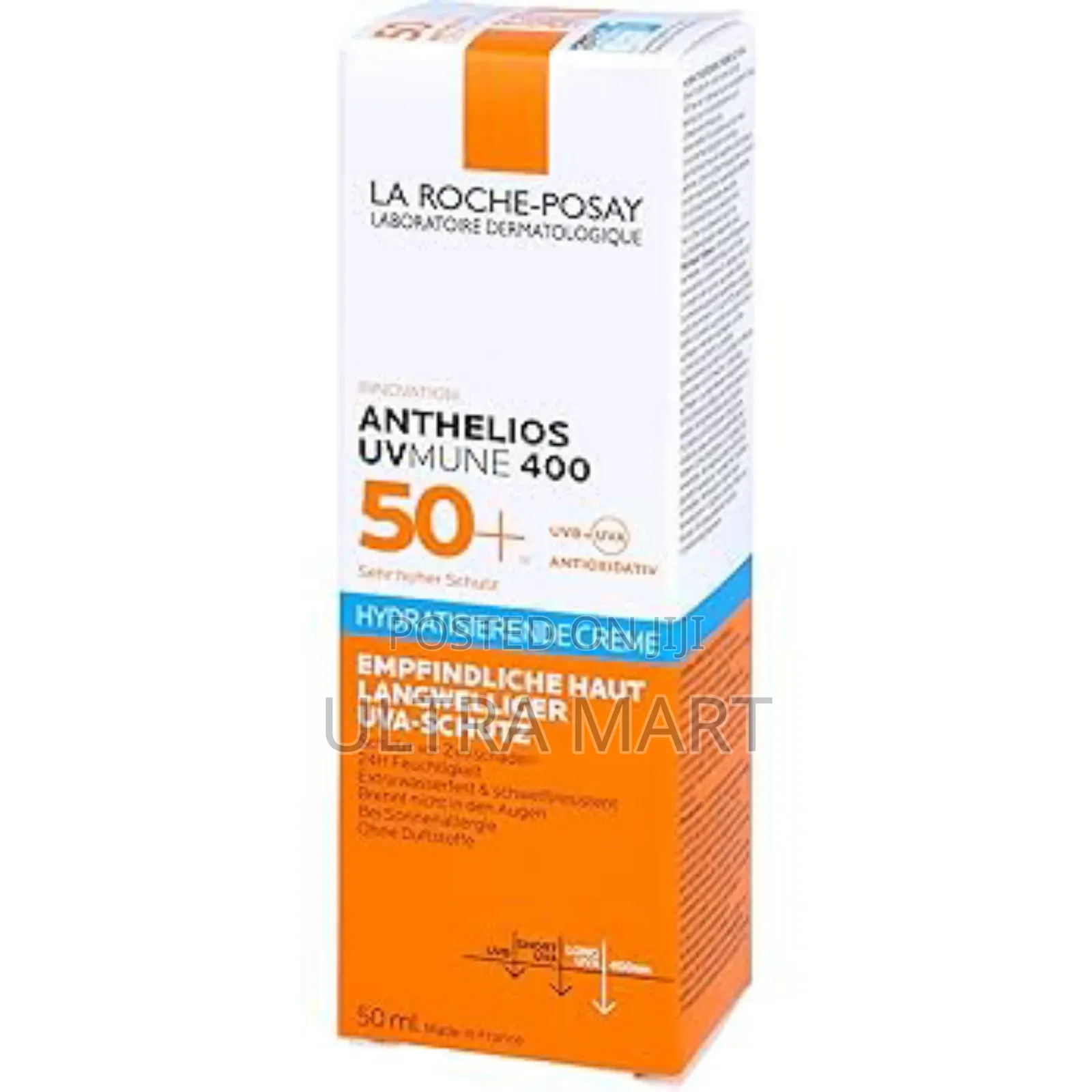 La Roche-Posay Anthelios Uvmune 400 SPF 50+ Hydrating Cream