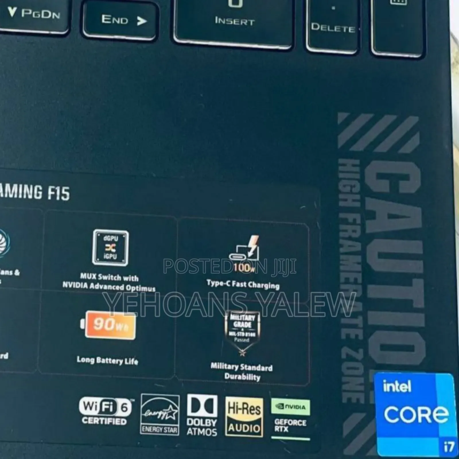 New Laptop Asus TUF Gaming A15 16GB Intel Core I7 SSD 512GB