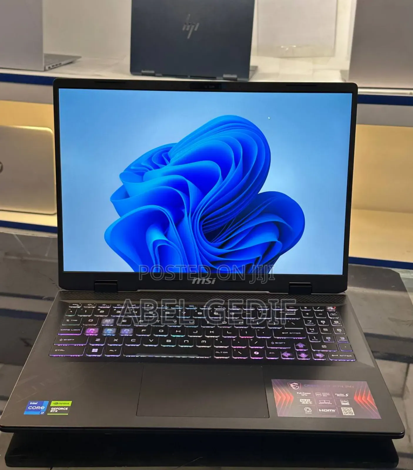 New Laptop MSI Crosshair 15 16GB Intel Core I7 SSD 1T