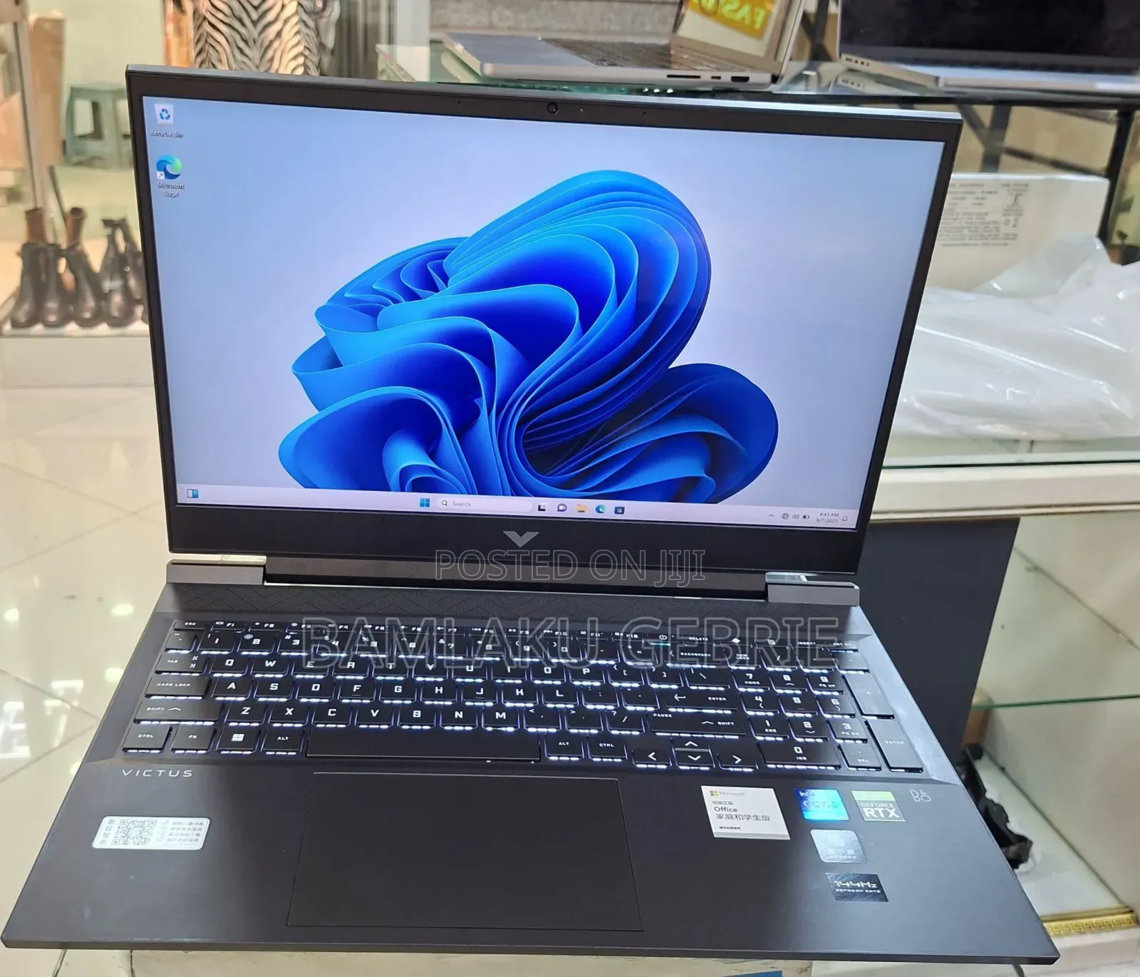 New Laptop HP Victus 16 16GB Intel Core I7 SSD 512GB