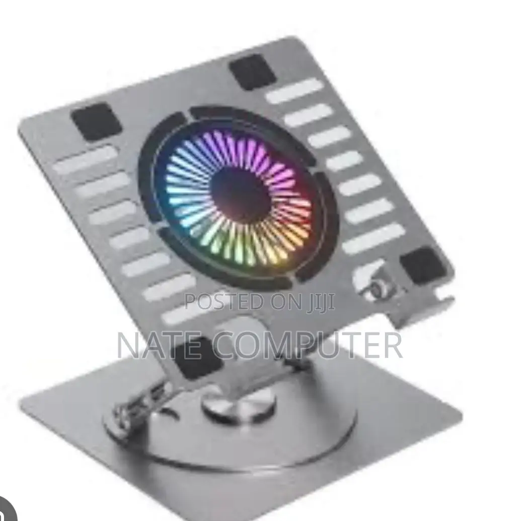 Laptop Stand With Cooling Fan, 360degree Rotatable
