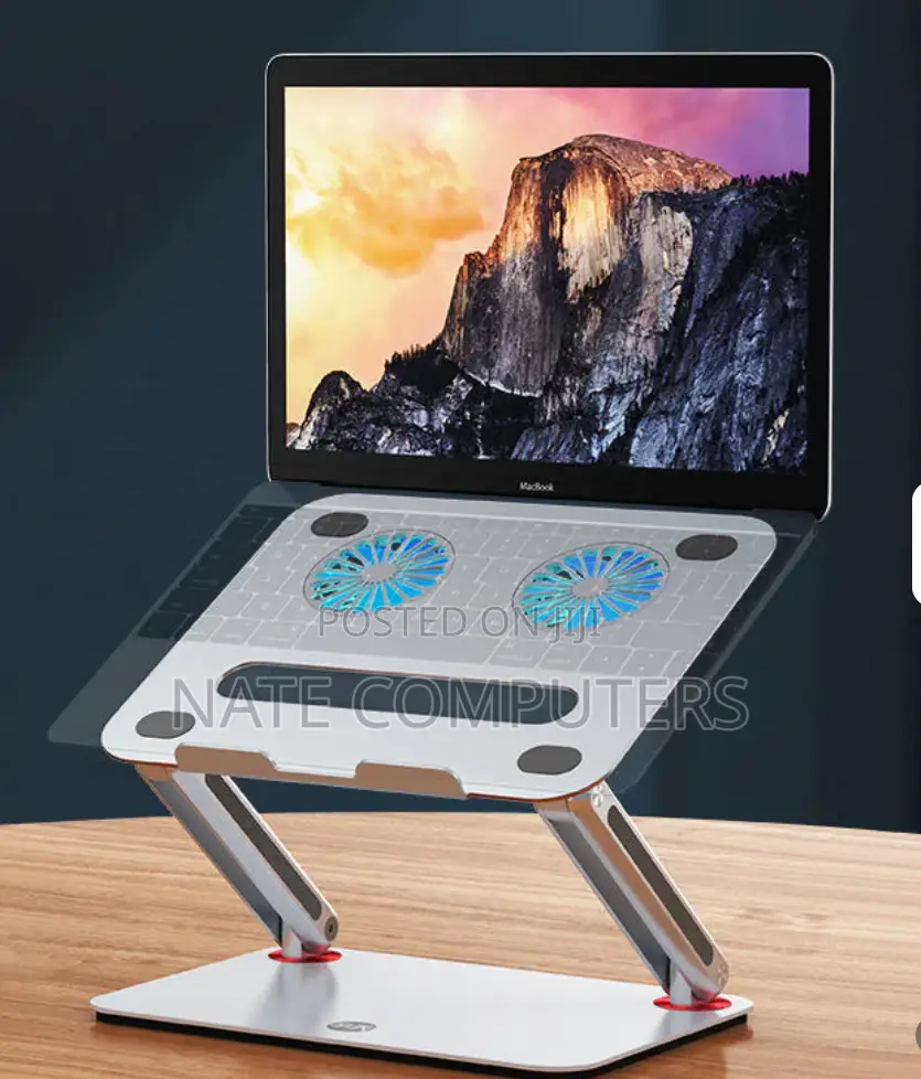 Laptop Stand With Cooling Fan, 360degree Rotatable