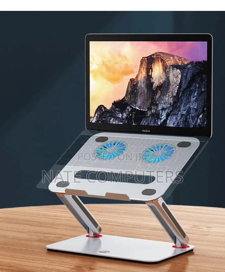 Laptop Stand With Cooling Fan, 360degree Rotatable