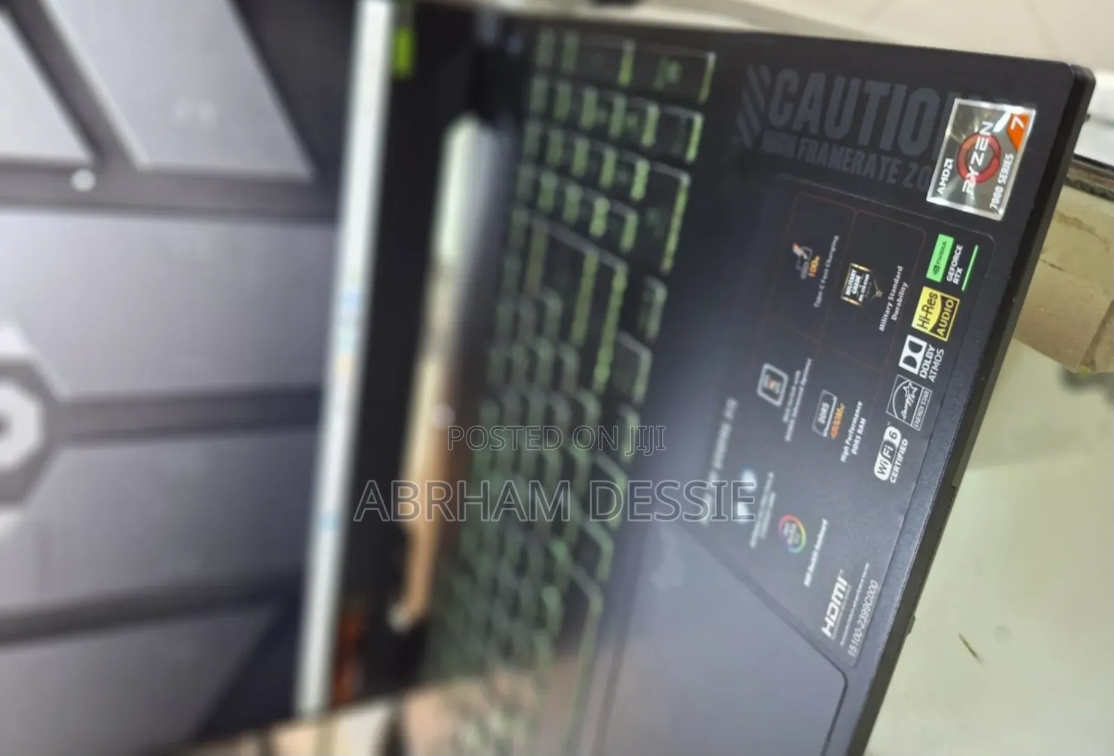 New Laptop Asus TUF Gaming A15 16GB AMD Ryzen 7 SSD 512GB