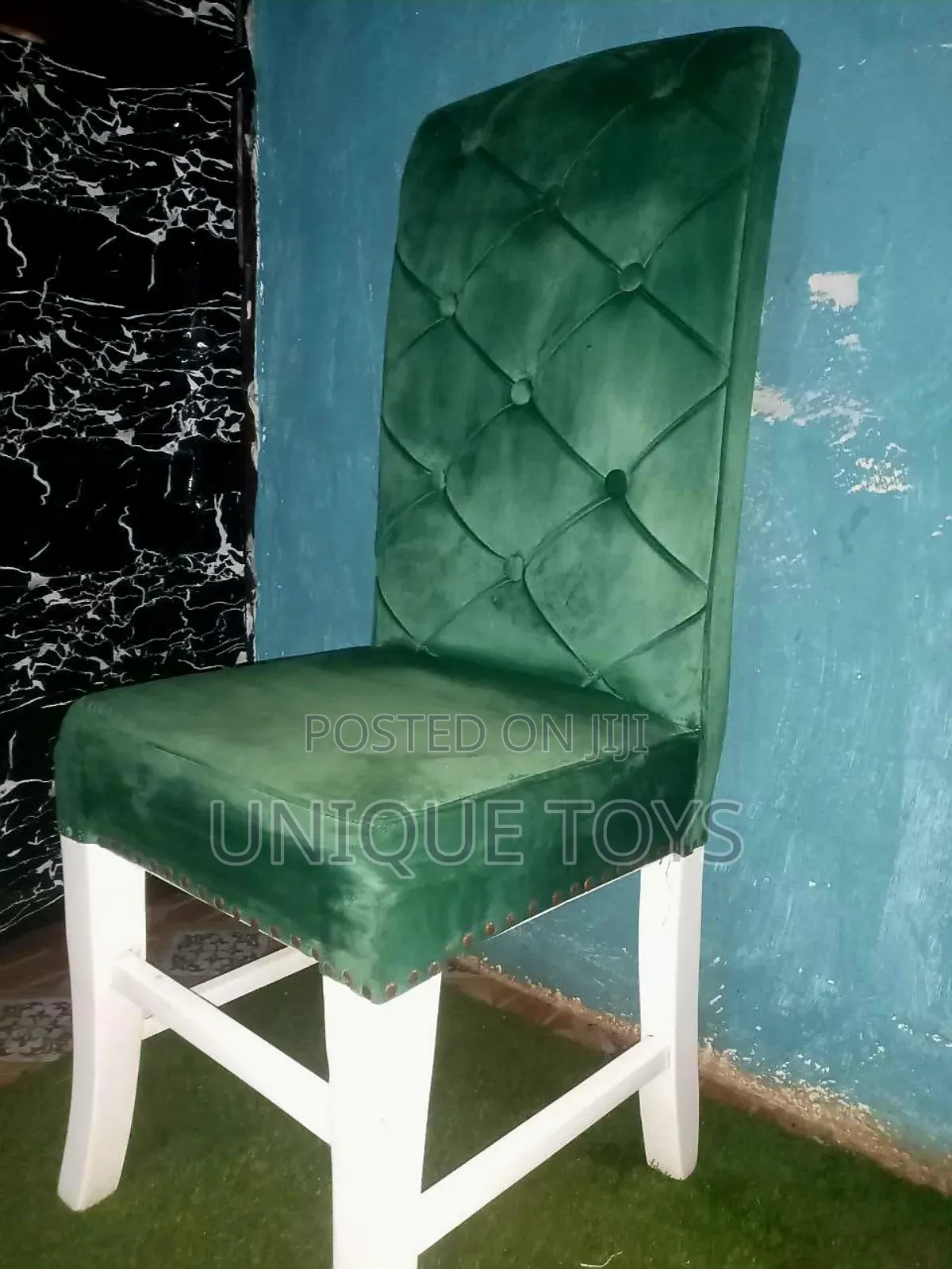  Green Velvet Dining Chair
