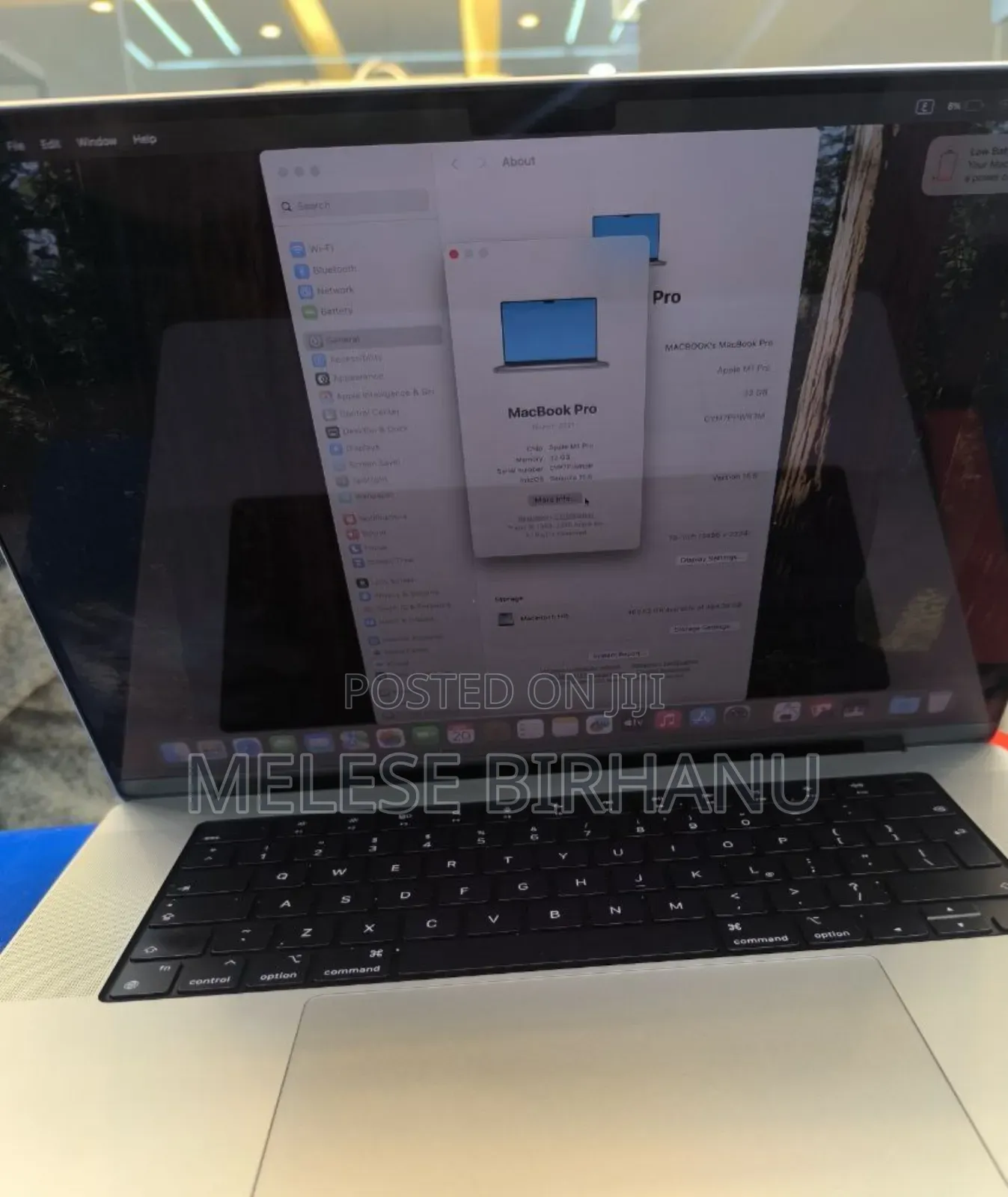 New Laptop Apple MacBook Pro 2021 M1 32GB Apple M1 SSD 512GB