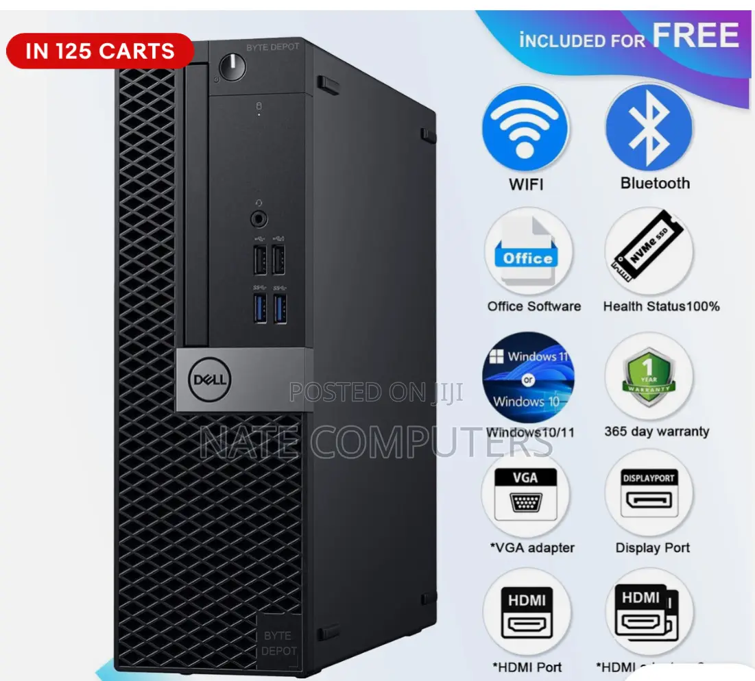 New Desktop Computer Dell OptiPlex 3070 8GB Intel Core I5 HDD 1T