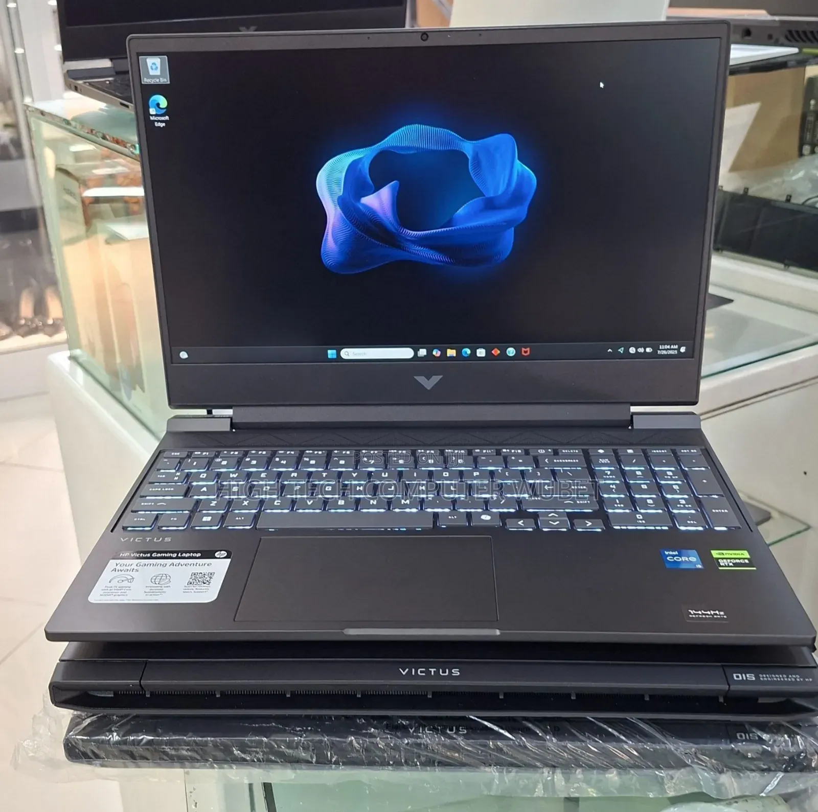 New Laptop HP Victus 15 8GB Intel Core I5 SSD 512GB