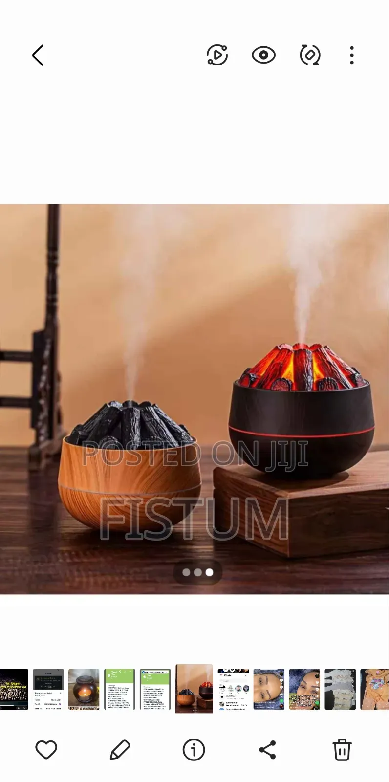 Volcano Humidifier /Defuser