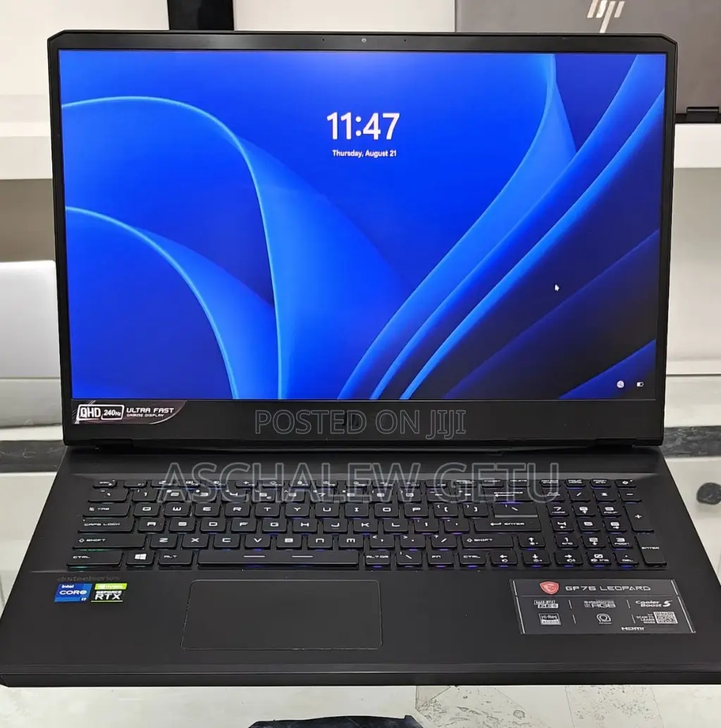 New Laptop MSI GF63 16GB Intel Core I7 SSD 1T