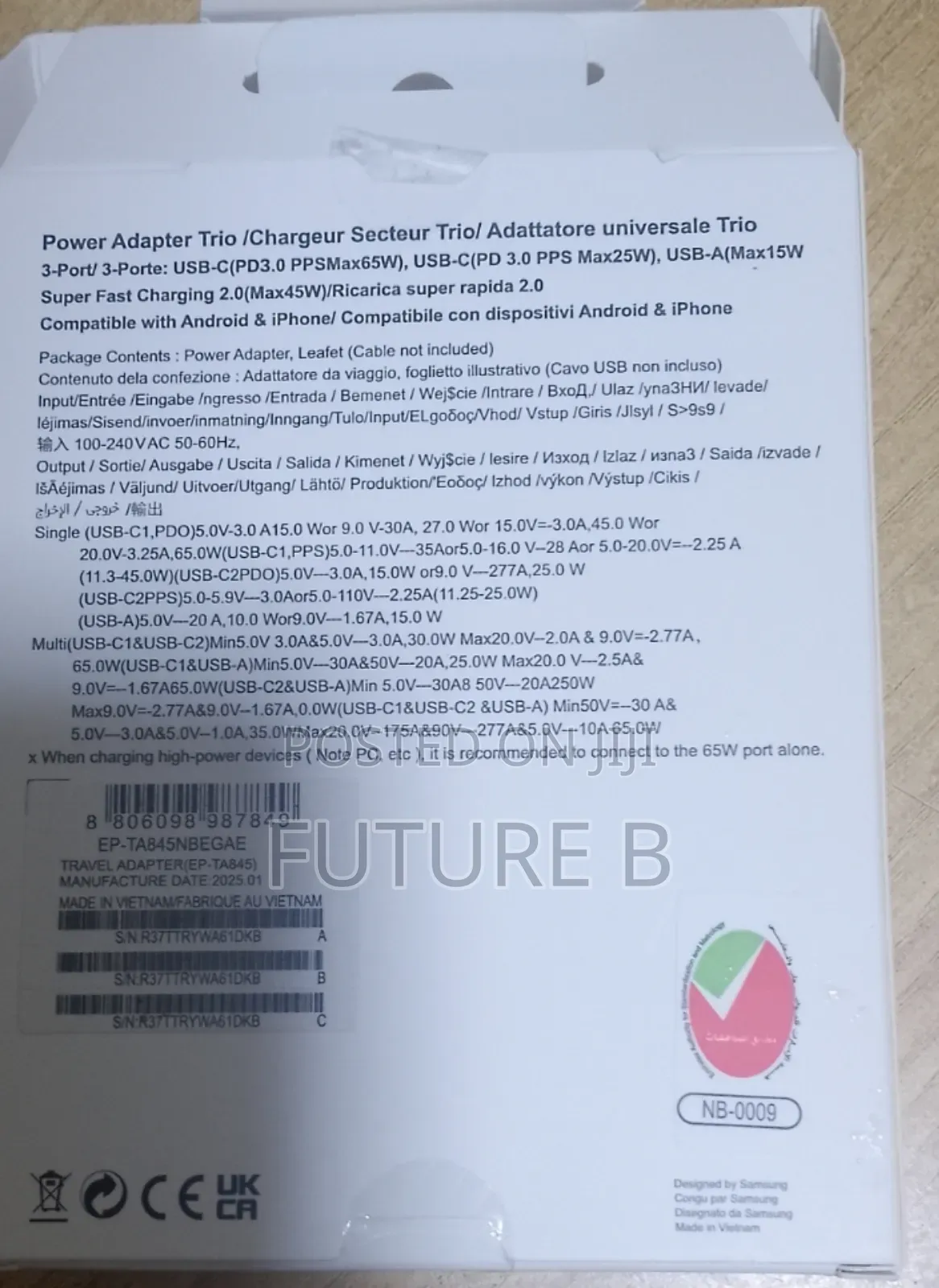 64 Watt Charger Durable Build