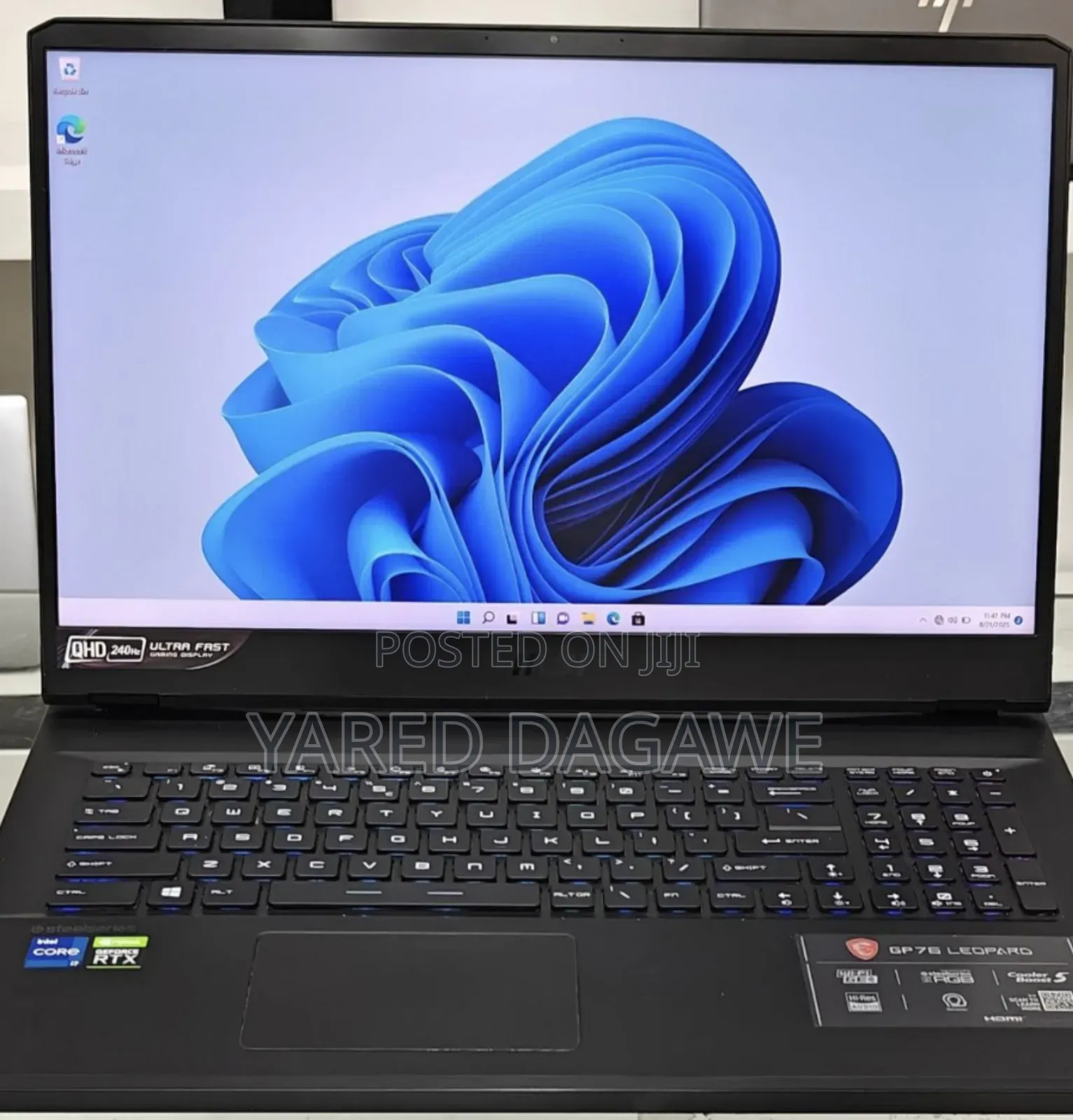 New Laptop MSI GP75 Leopard 16GB Intel Core I7 SSD 1T