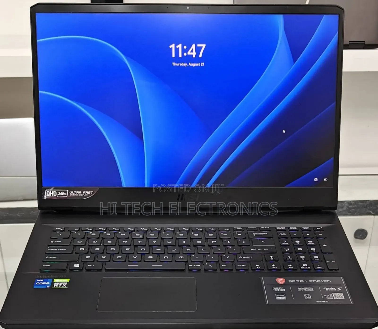 New Laptop MSI GP75 Leopard 16GB Intel Core I7 SSD 1T