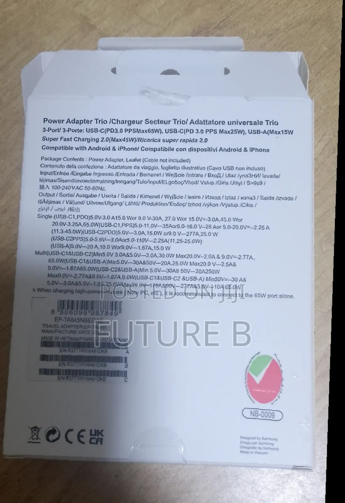 65watt Charger Quick Charge Technology