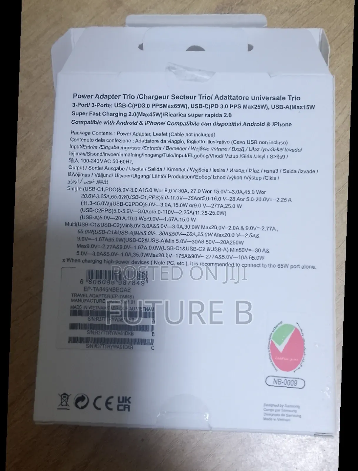 65watt Charger Stylish Look