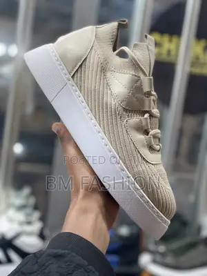 Chekich Mens Casual Cream Shoe Khaki Color