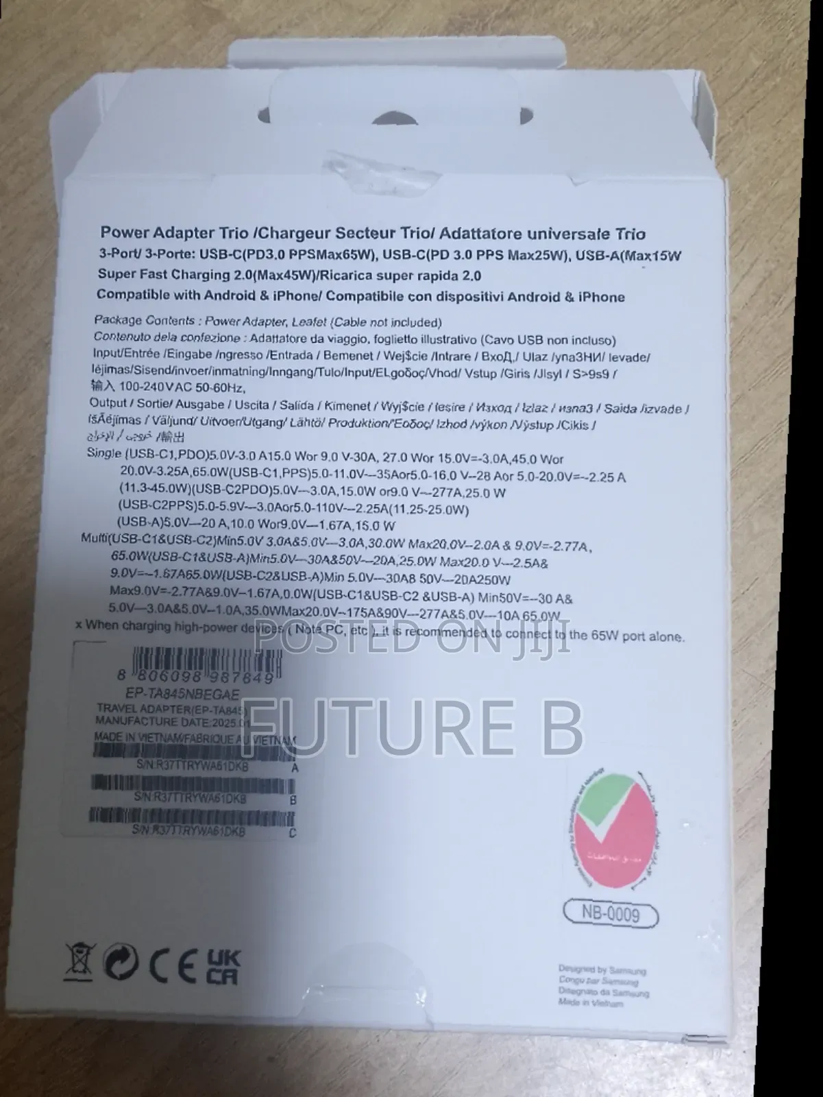 65watt Charger Peace of Mind