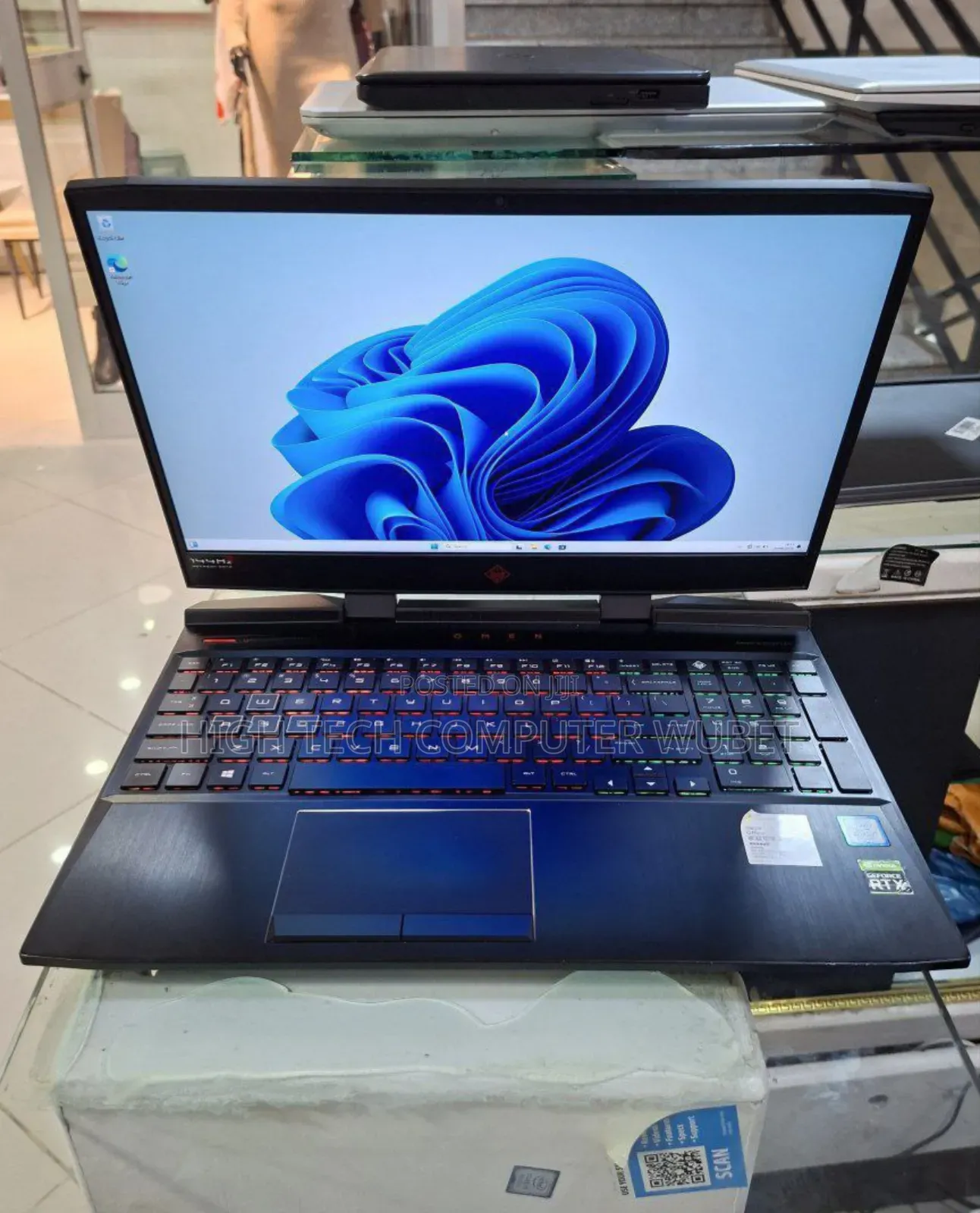 New Laptop HP Omen 15-Ce0xx 16GB Intel Core I7 SSD 512GB