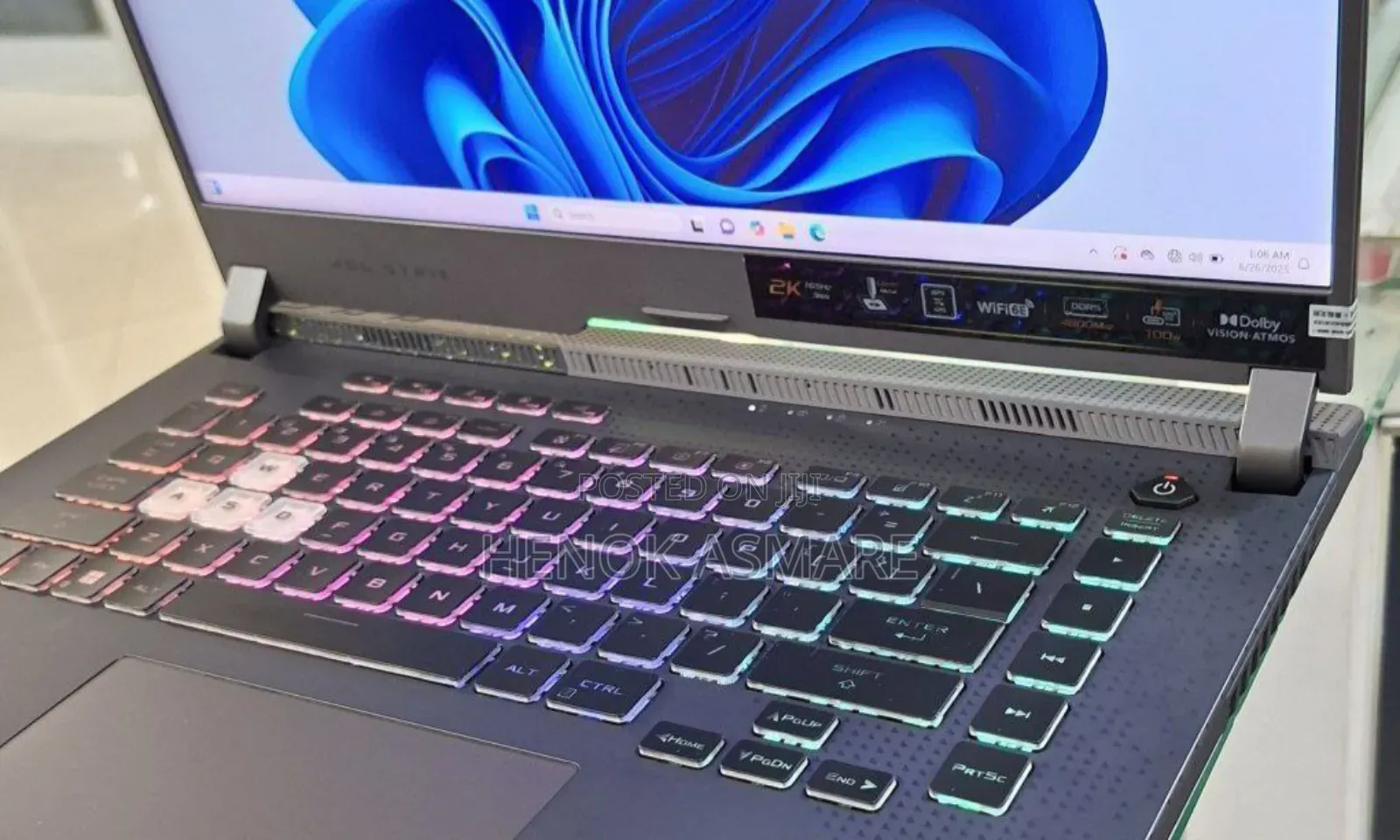 New Laptop Asus ROG Strix G15 16GB Intel Core Ultra 9 SSD 1T