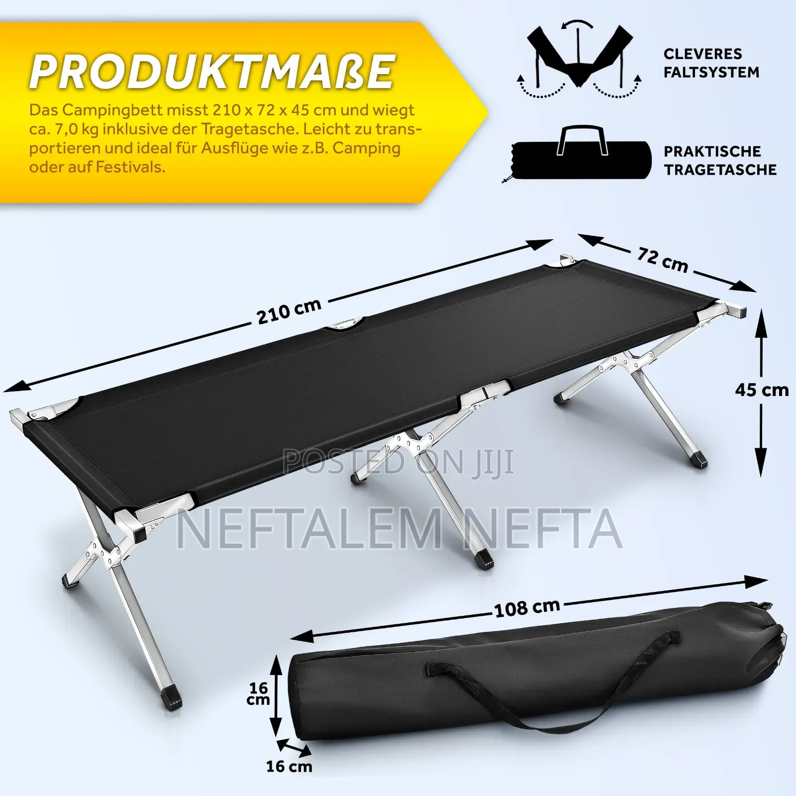 Folding Camping Bed