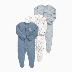 Newborn Baby Foot Wrapped Jumpsuit
