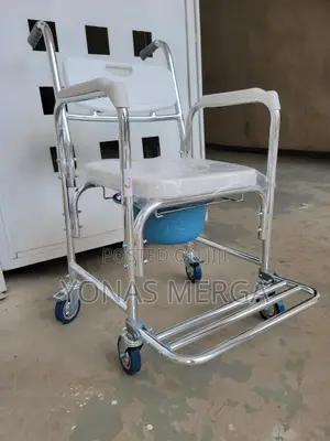 Photo - 4-in-1 Rolling Shower Chair,Shower鷚፺toilet Chair፻μcommode Chair叉子怎pot