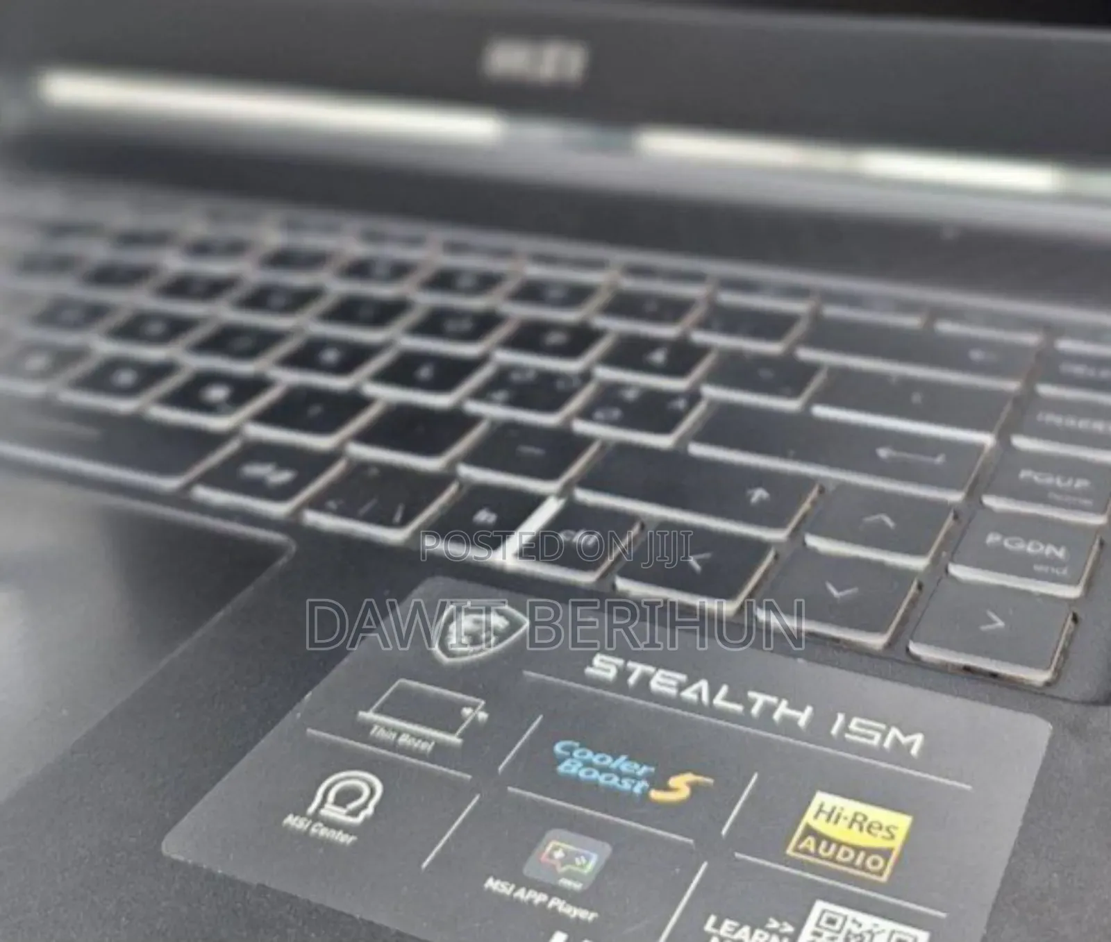 New Laptop MSI 16GB Intel Core I7 SSD 1T