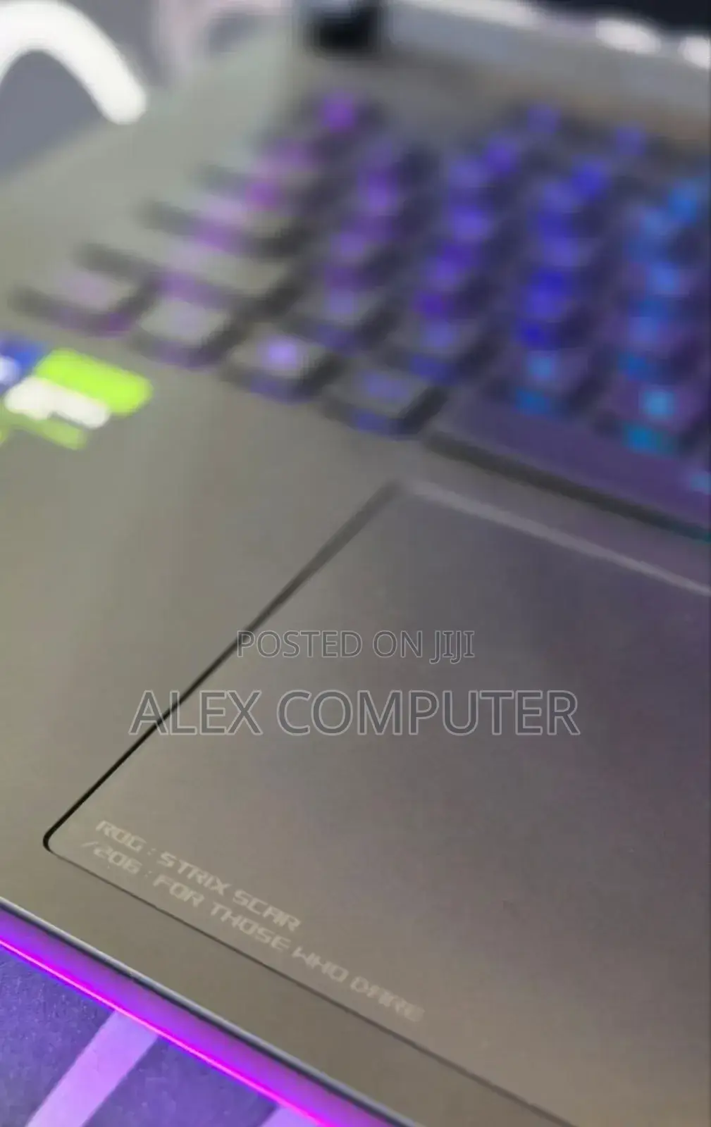 New Laptop Asus ROG Strix SCAR 15 16GB Intel Core I9 SSD 1T