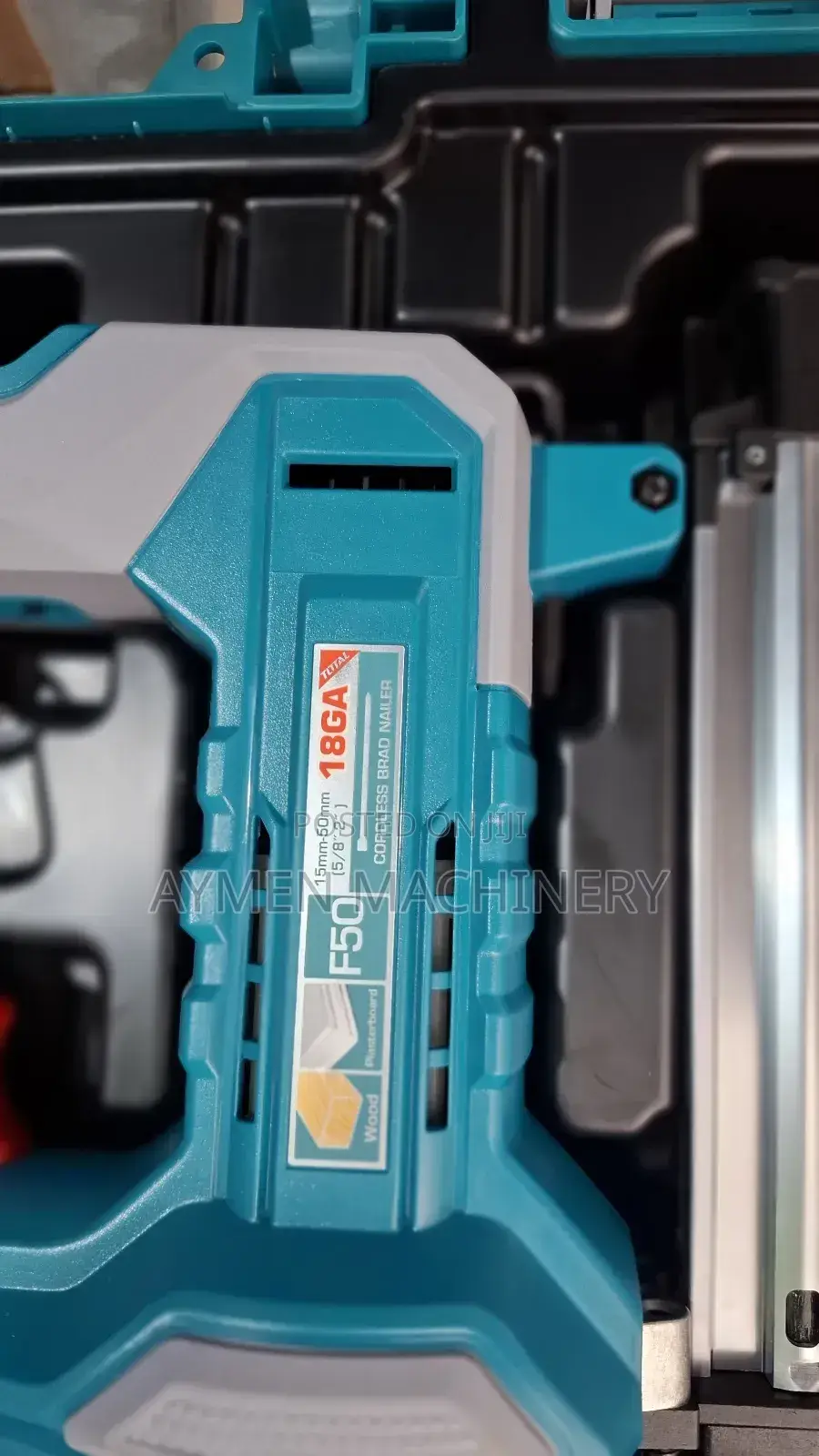 Total Cordless F50 Brad Nailer በባትሪ የሚሰራ ሹተር