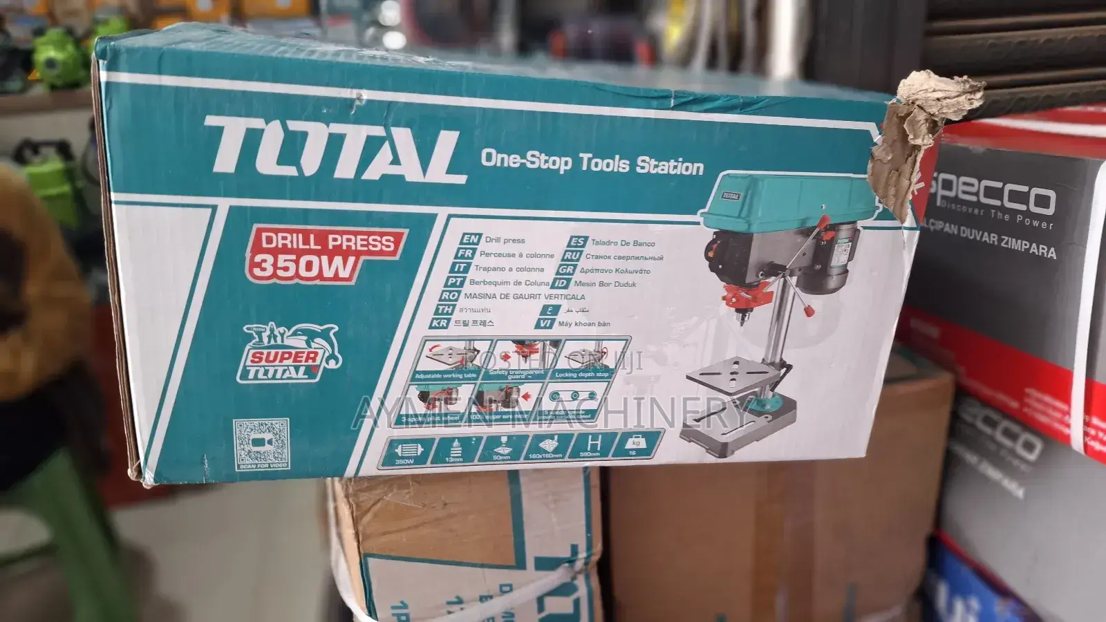 Total Drill Press 350w የቁም ድሪል