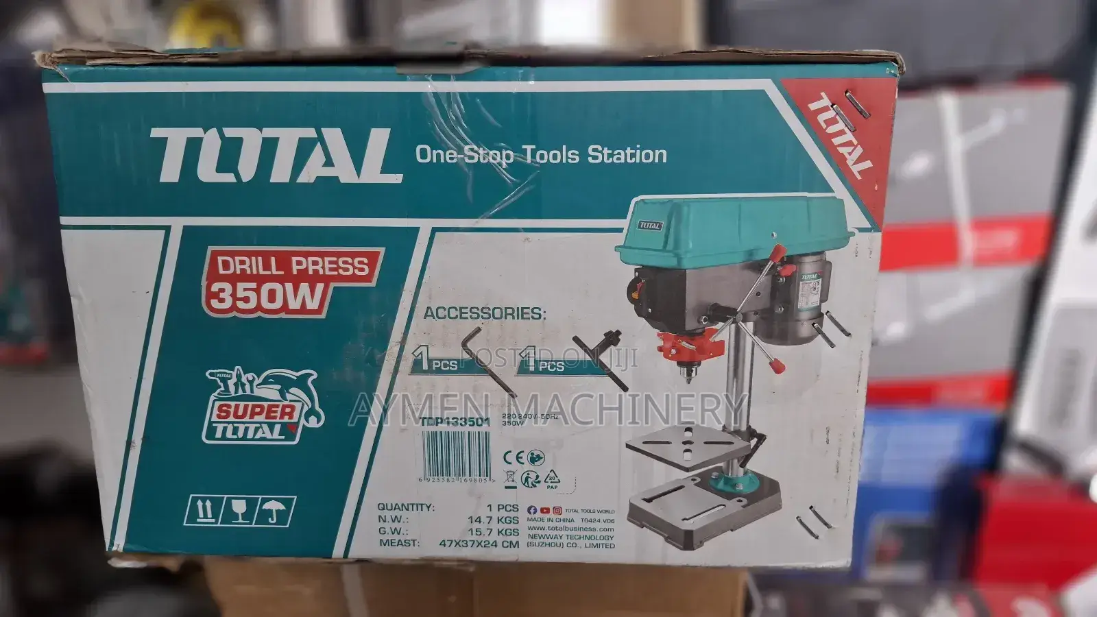 Total Drill Press 350w የቁም ድሪል