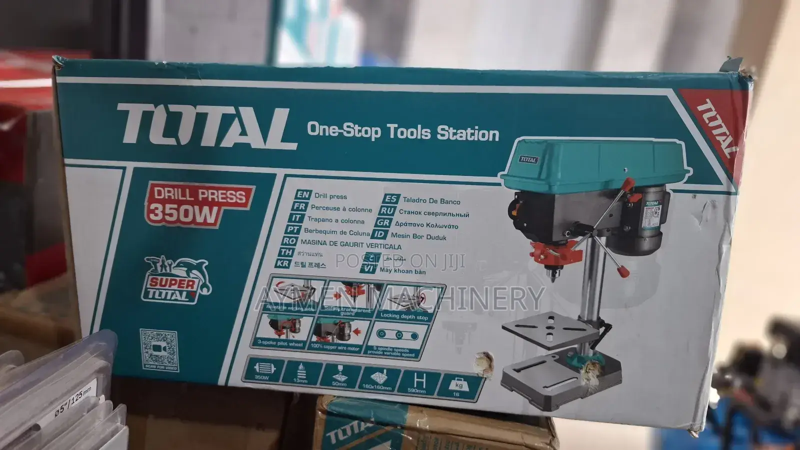 Total Drill Press 350w የቁም ድሪል