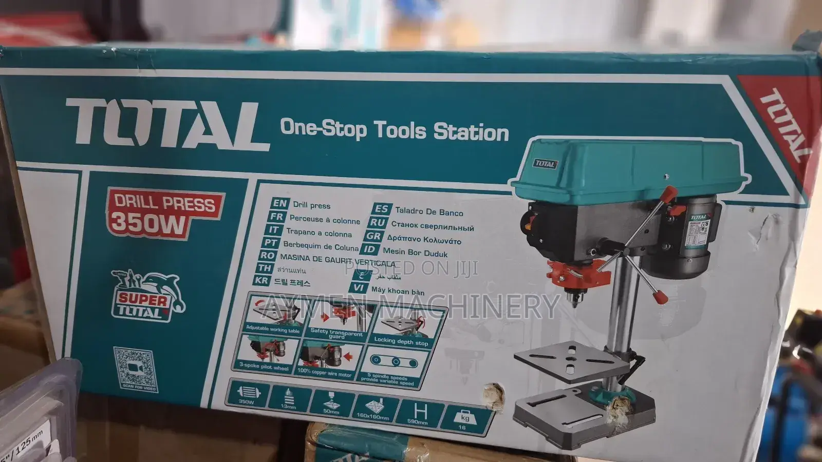 Total Drill Press 350w የቁም ድሪል