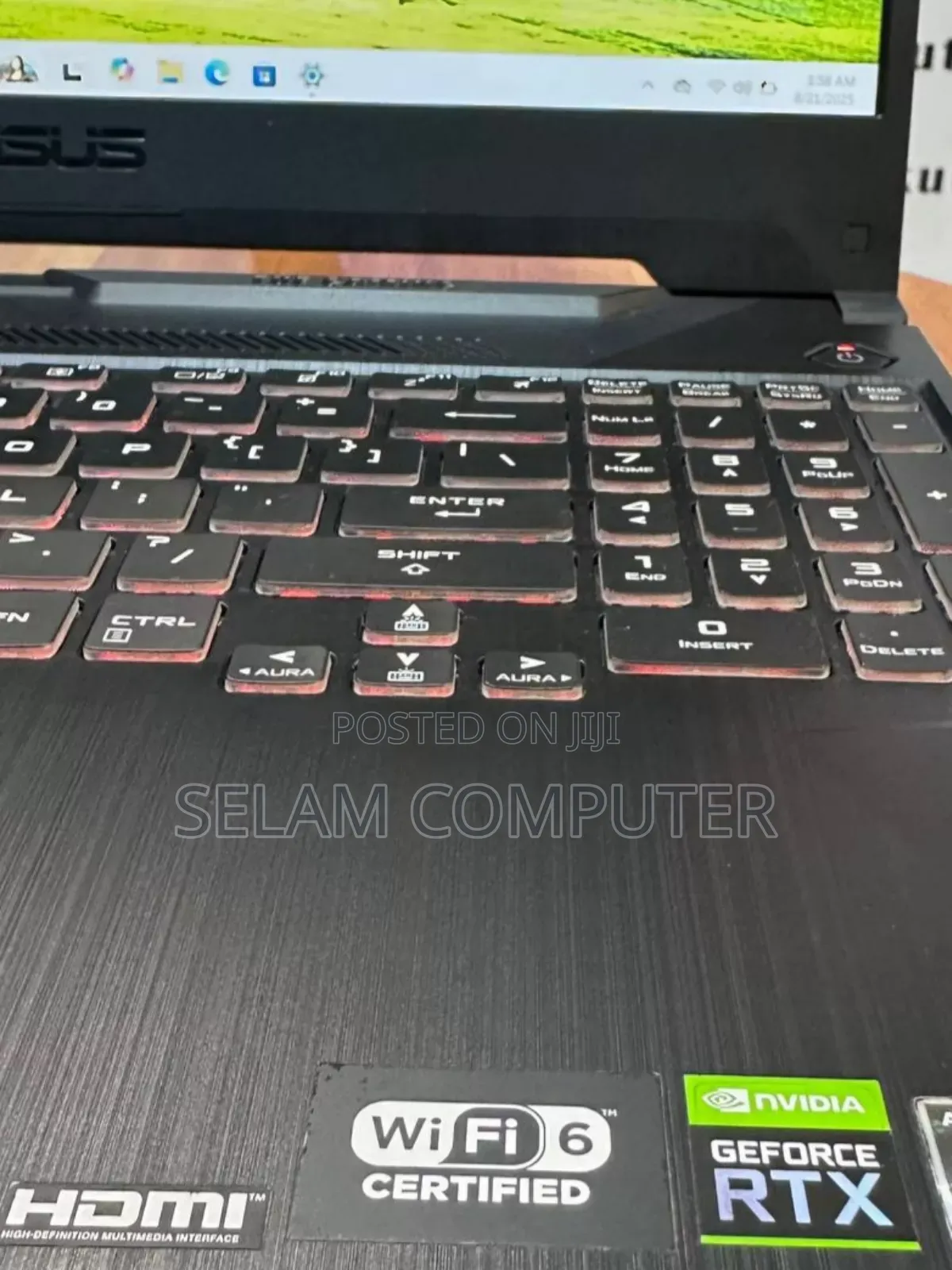 New Laptop Asus TUF Gaming A15 16GB AMD Ryzen 7 SSD 512GB