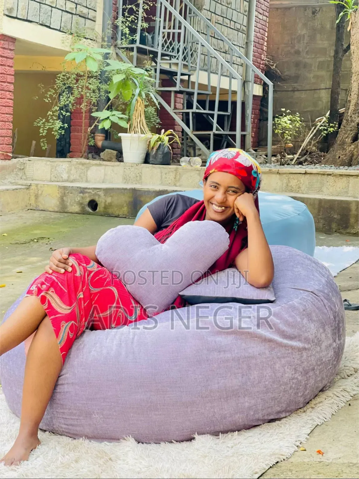 1.2 Meter Beanbag | Comfortable Sofa |ምቹ መቀመጫ