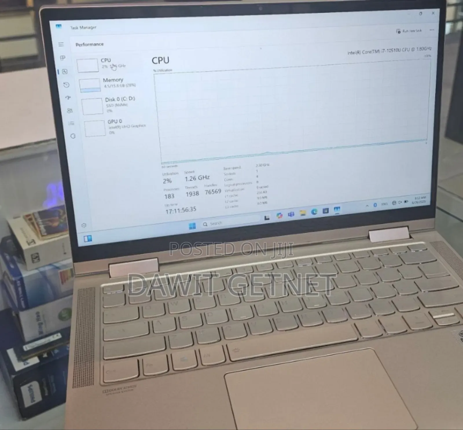 New Laptop Lenovo ThinkPad Yoga 16GB Intel Core I7 SSD 512GB