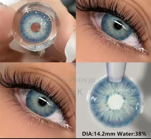 Photo - Blue Cosmetic Contact Lens