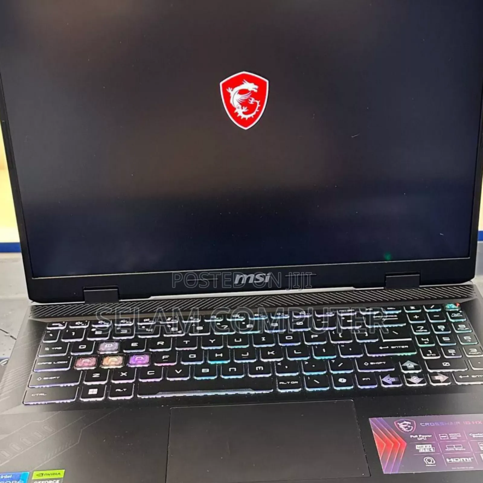 New Laptop MSI Crosshair 15 16GB Intel Core I7 SSD 512GB