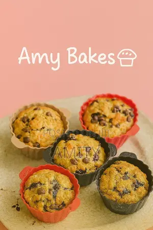 Photo - It's Friyay! Time for Peanut Butter Banana Chocolate Muffins!