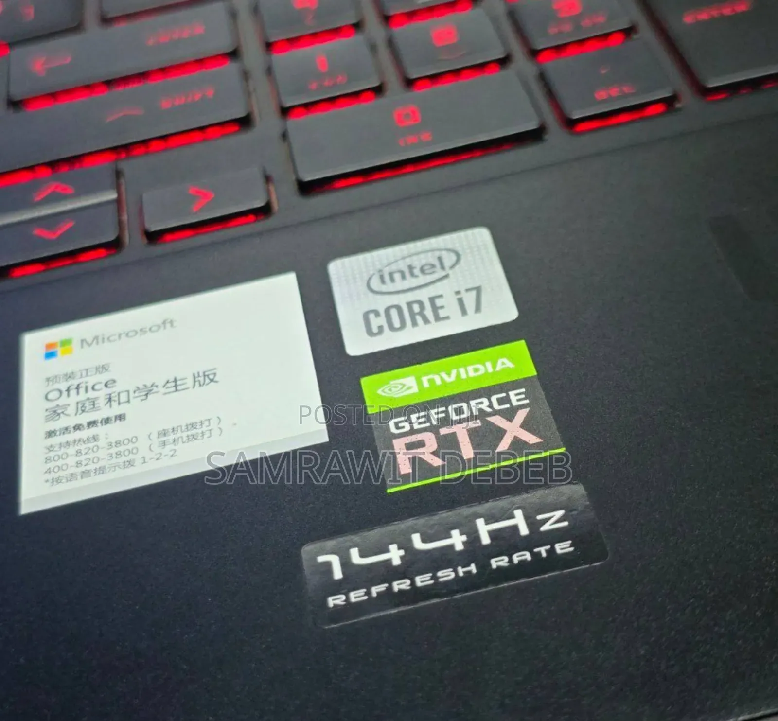 New Laptop HP Omen 15 16GB Intel Core I7 SSD 1T