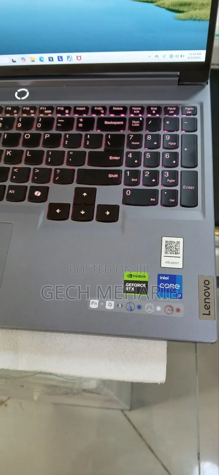 New Laptop Lenovo Legion 5 16GB Intel Core I7 SSD 1T