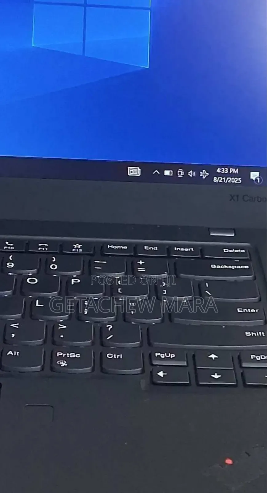 New Laptop Lenovo ThinkPad X1 Carbon 16GB Intel Core I5 SSD 512GB